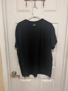 Polo by Ralph Lauren Black Short-Sleeve Crewneck Tee XL see description